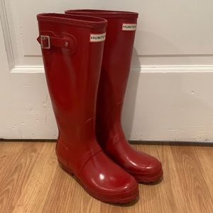 Hunter Original Tall Rainboot - Red